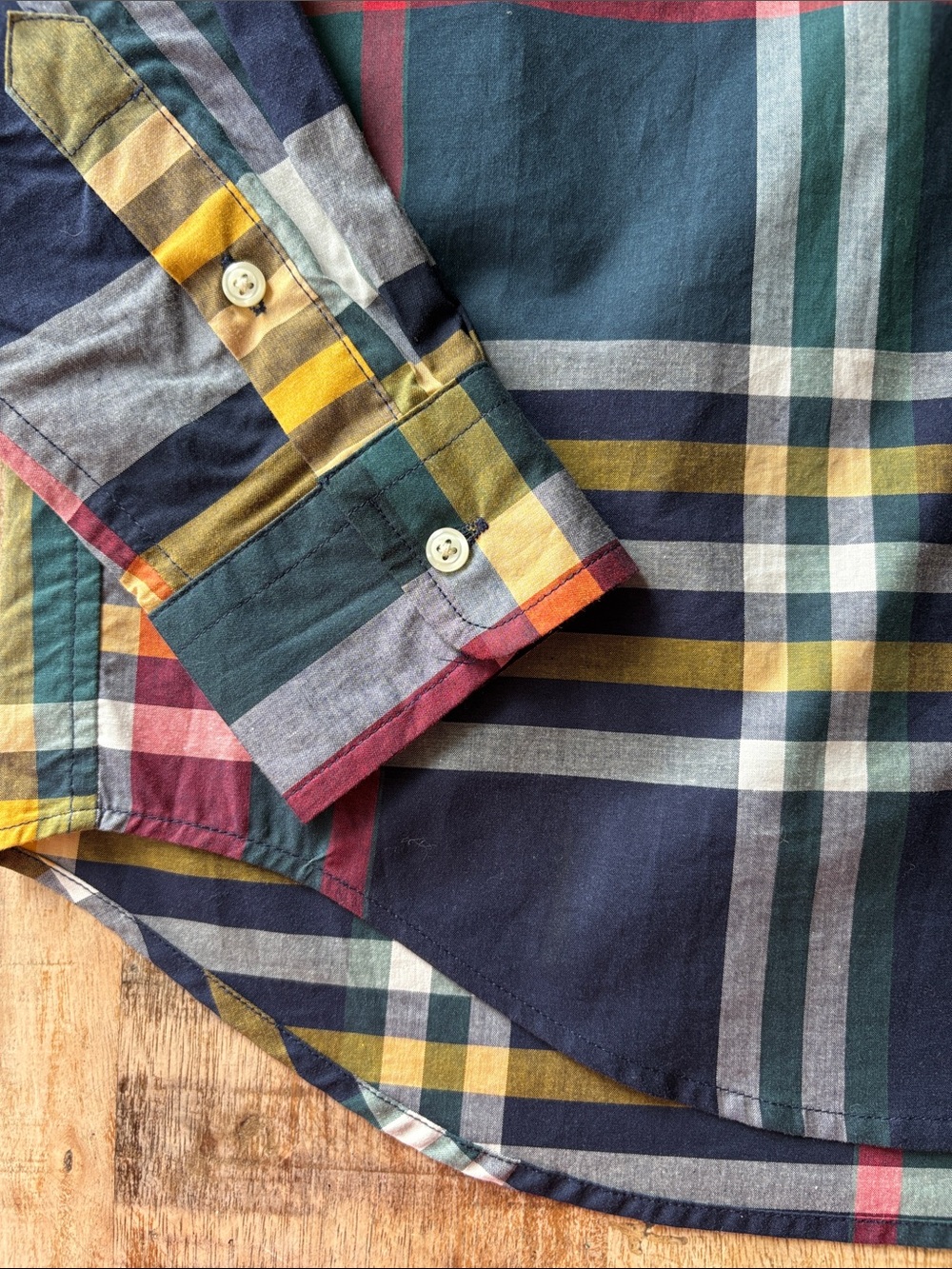 Ralph Lauren Plaid Boy's Shirt M(10-12) - Picture 9 of 11